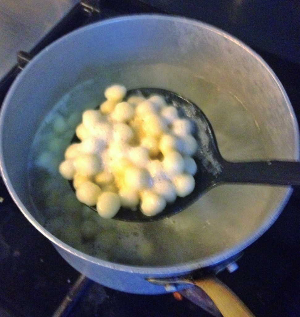 Gnocchetti con olive taggiasche