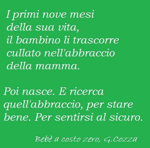 Un libro dal cuore tenero: Bebè a costo zero di Giorgia Cozza