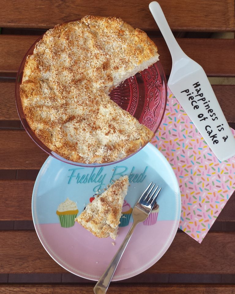 Torta al cocco con ricotta