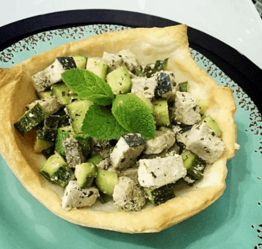 cestino di pasta sfoglia