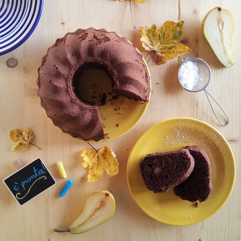 Ciambella pere e cacao