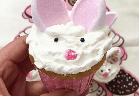 bunny cupcakes