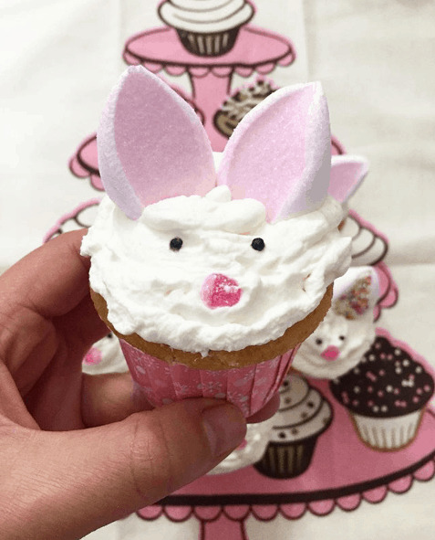 bunny cupcakes