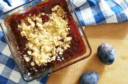 crumble di prugne