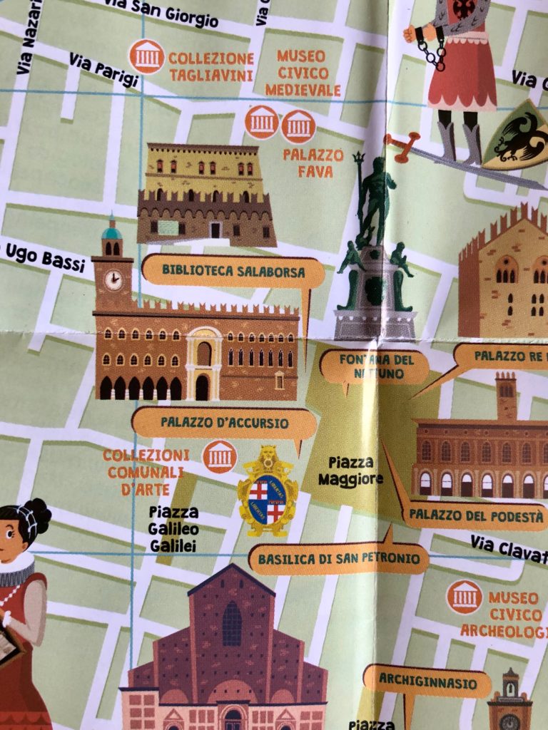 Italy for kids Mappa illustrata