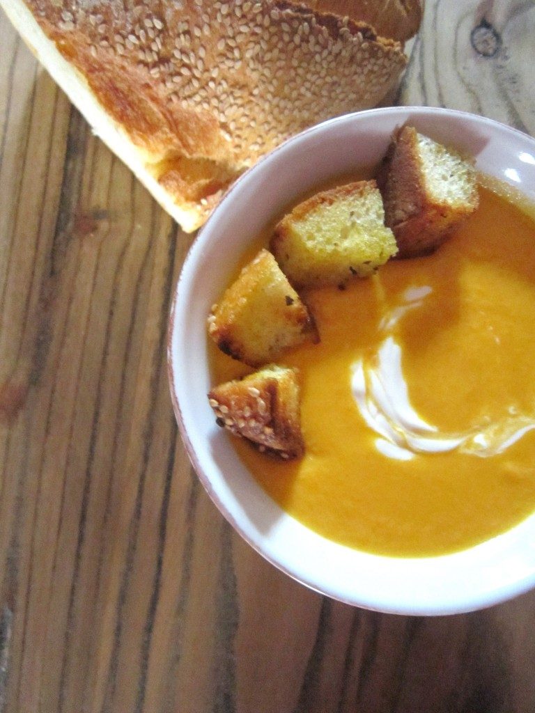 Vellutata di carote e philadelphia