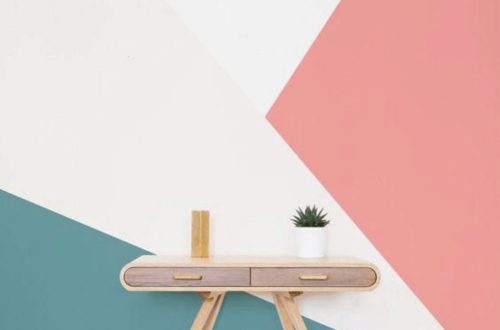 Pareti con disegni geometrici