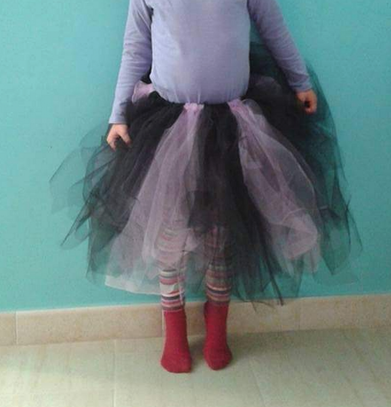 Gonna di Halloween per bambina tutorial per realizzarla
