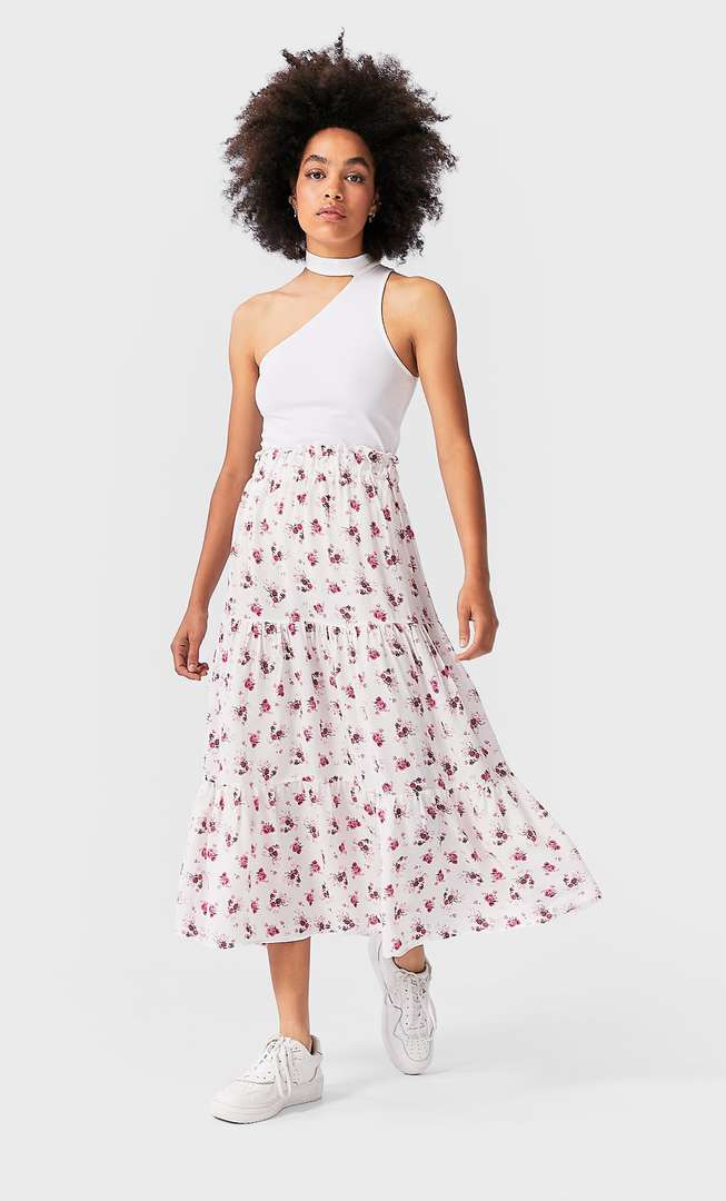 DeFacto Gonna Per Ragazze In Cotone 100% - Vestibilità Casual Per Ogni Occasione, Collezione Occidentale, Lavabile In Lavatrice