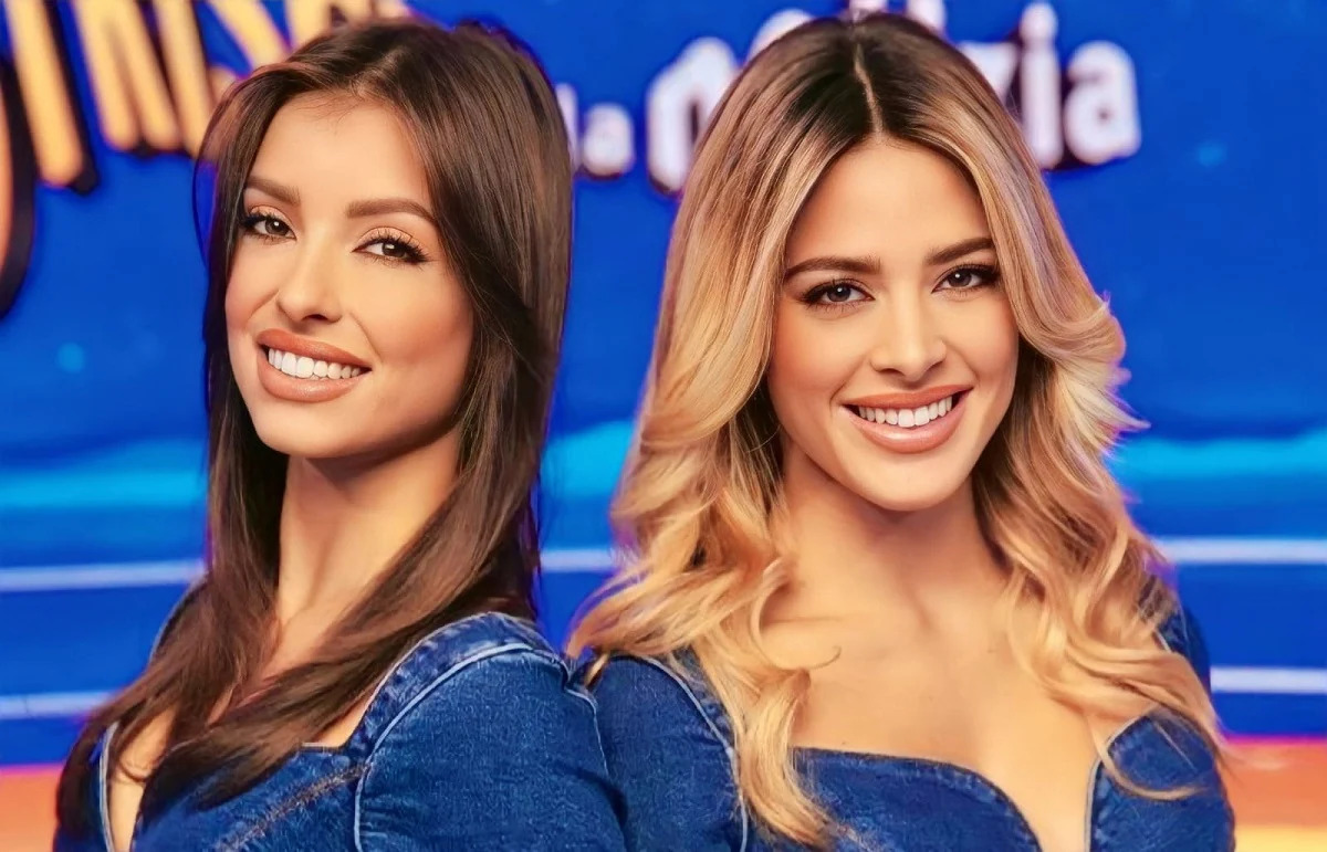 Cosmary-Fasanelli-e-Anastasia-Ronca veline di Striscia la Notizia