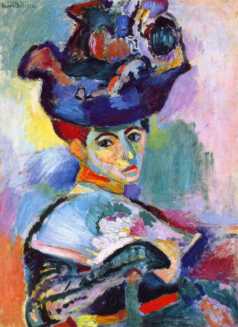 Donna-con-cappello-Matisse-1905